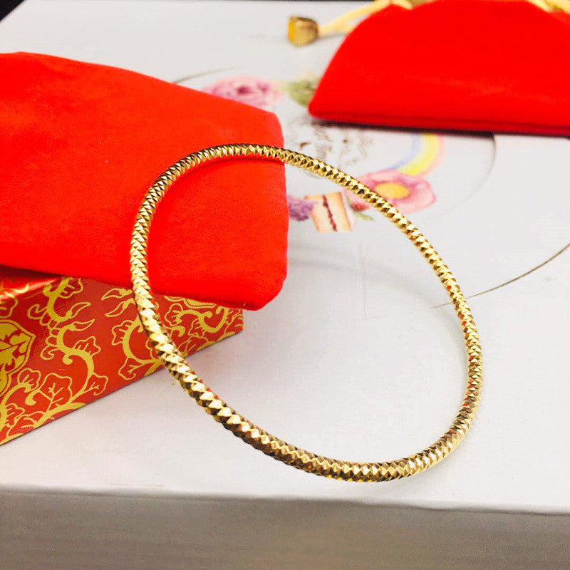 Car Colored Thread Korean Style Closed Bracelet