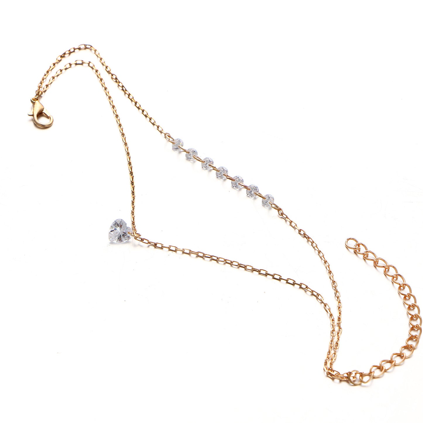 Durable Fashion Heart-shaped Crystal Female Couple Bracelet