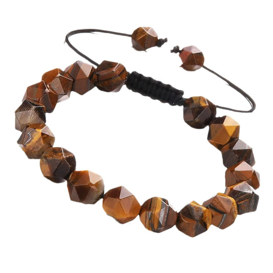 Beads Hand-woven Natural Stone Cut Angle Bracelets