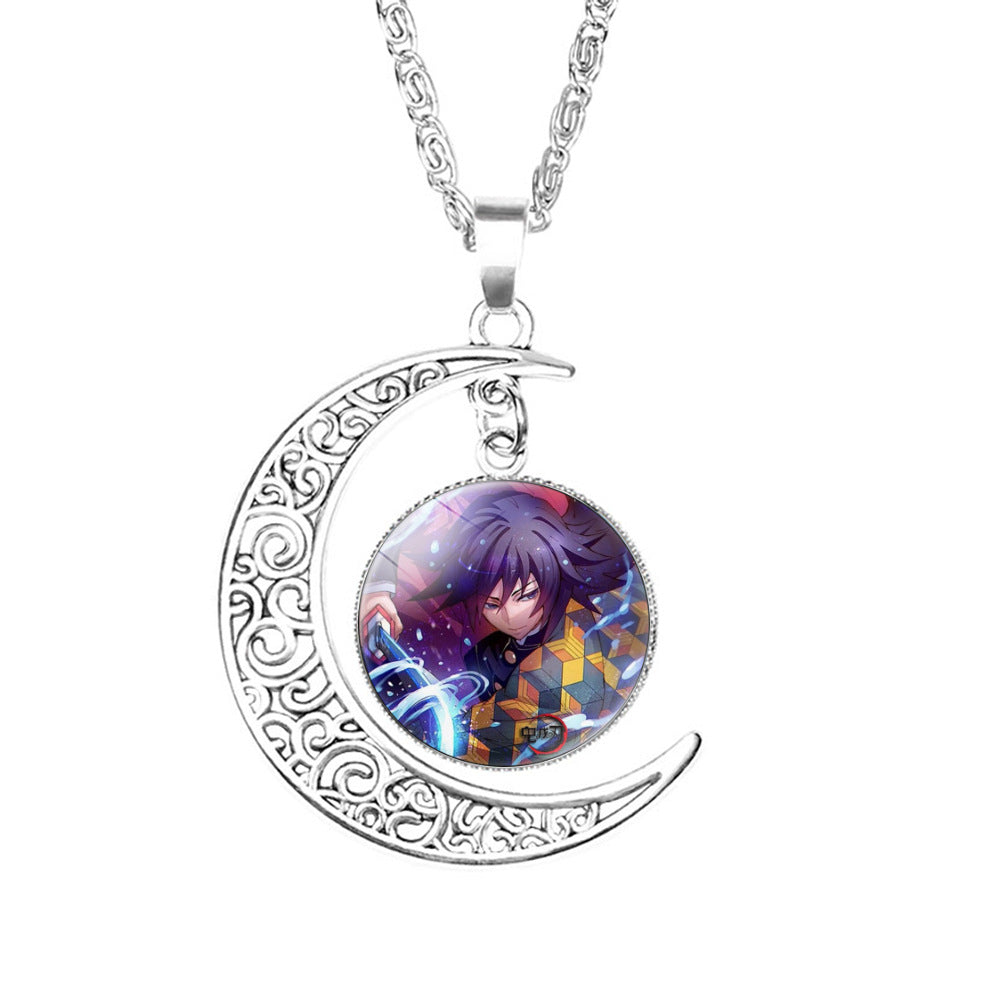 No Moon Gem Stove Door Anime Necklaces