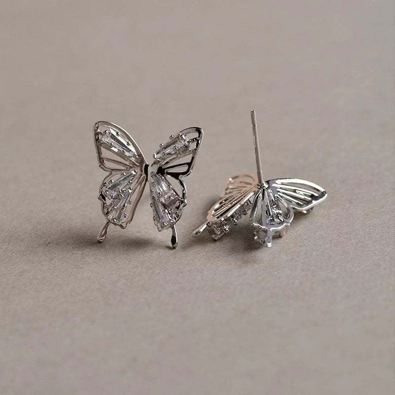 Butterfly Mosquito Coil Ear Clip High-grade Earrings