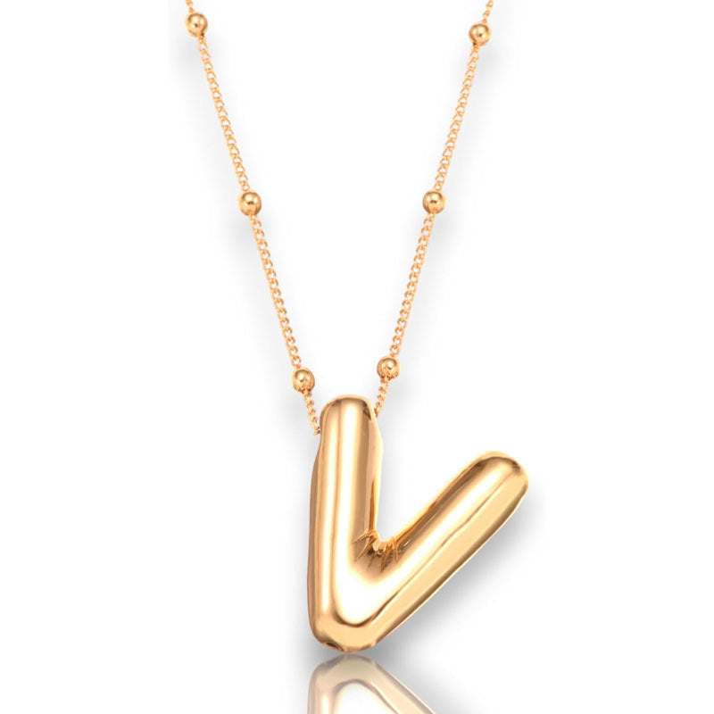 Glossy Letter Copper Popular Accessory Exquisite Necklaces