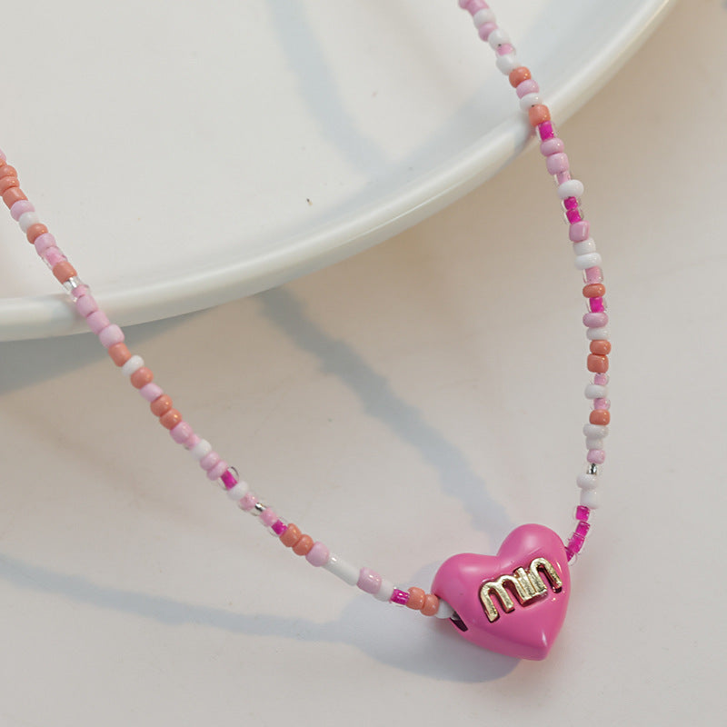 Pearl Daisy Color Beaded High Fashion Necklaces