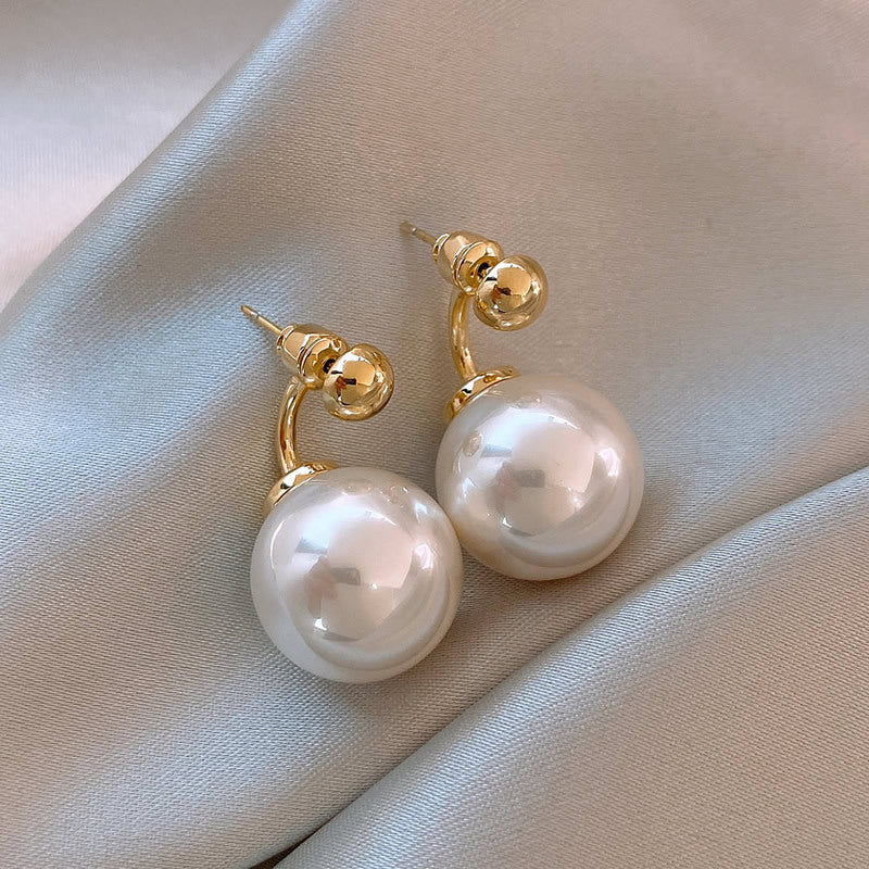 Pearl For Light Luxury Temperament High-grade Earrings