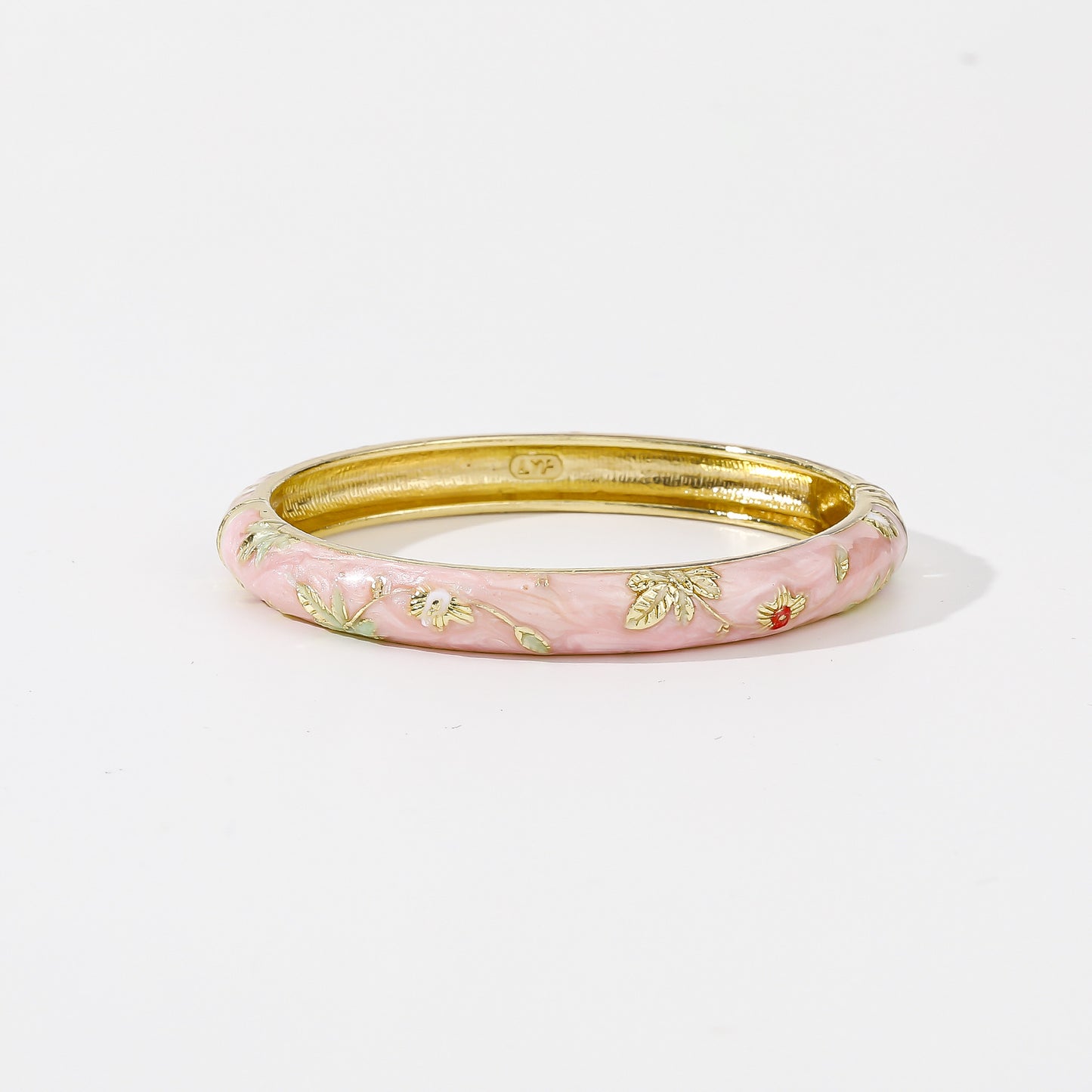 Old Zinc Alloy Imperial Palace Tourist Souvenir Enamel Bracelets