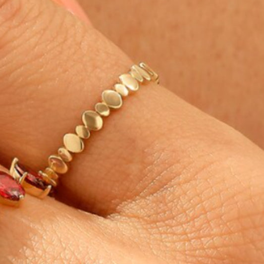 Small Oval Splicing Titanium Steel Gold Bracelets
