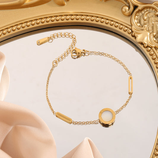 Women's Gold Open Panther Roman For Ornament Necklaces
