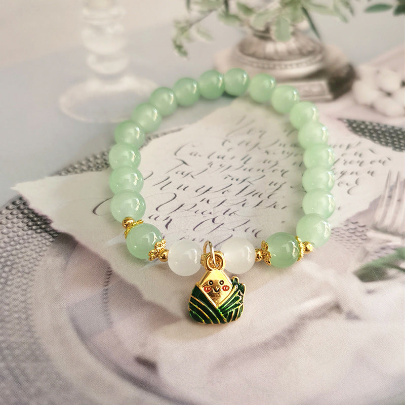 Chinese Style Bamboo Leaf Female Gift Bracelets