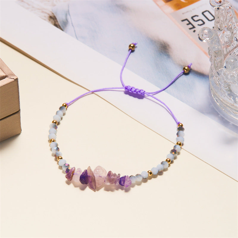 Vacation Style Gravel Beaded Irregular With Personality Stone Bracelets