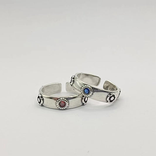 Women's & Men's Vintage Thai Sier Hal Anime Peripheral Rings