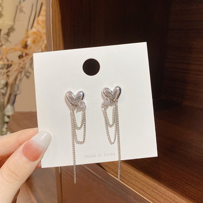 Women's Needle Korean Simple Niche Temperament Personalized Earrings