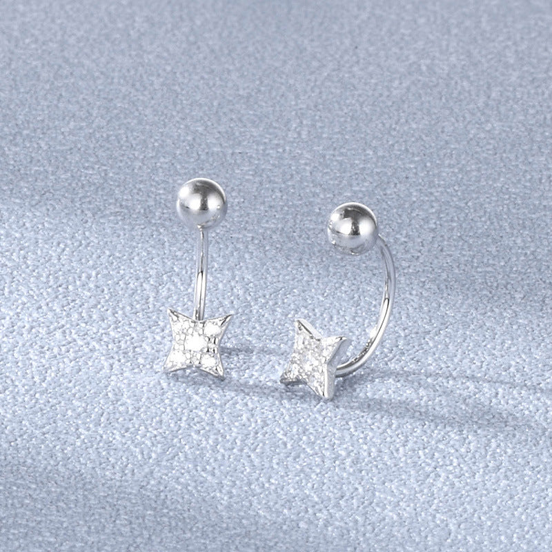 Bone Female Sier Small Before Sleep Earrings