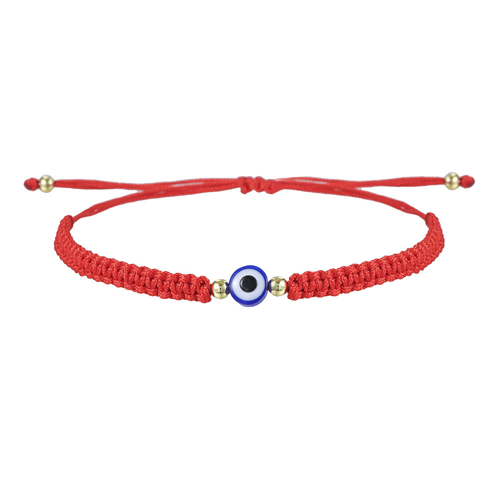 Woven Fatima Palm Evil Eye Red Rope Bracelets