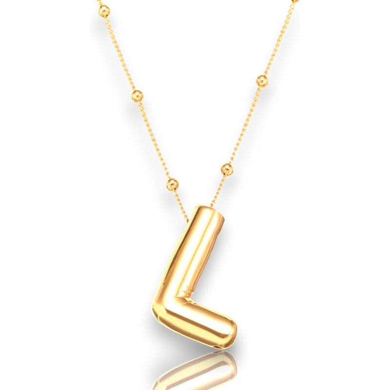 Glossy Letter Copper Popular Accessory Exquisite Necklaces