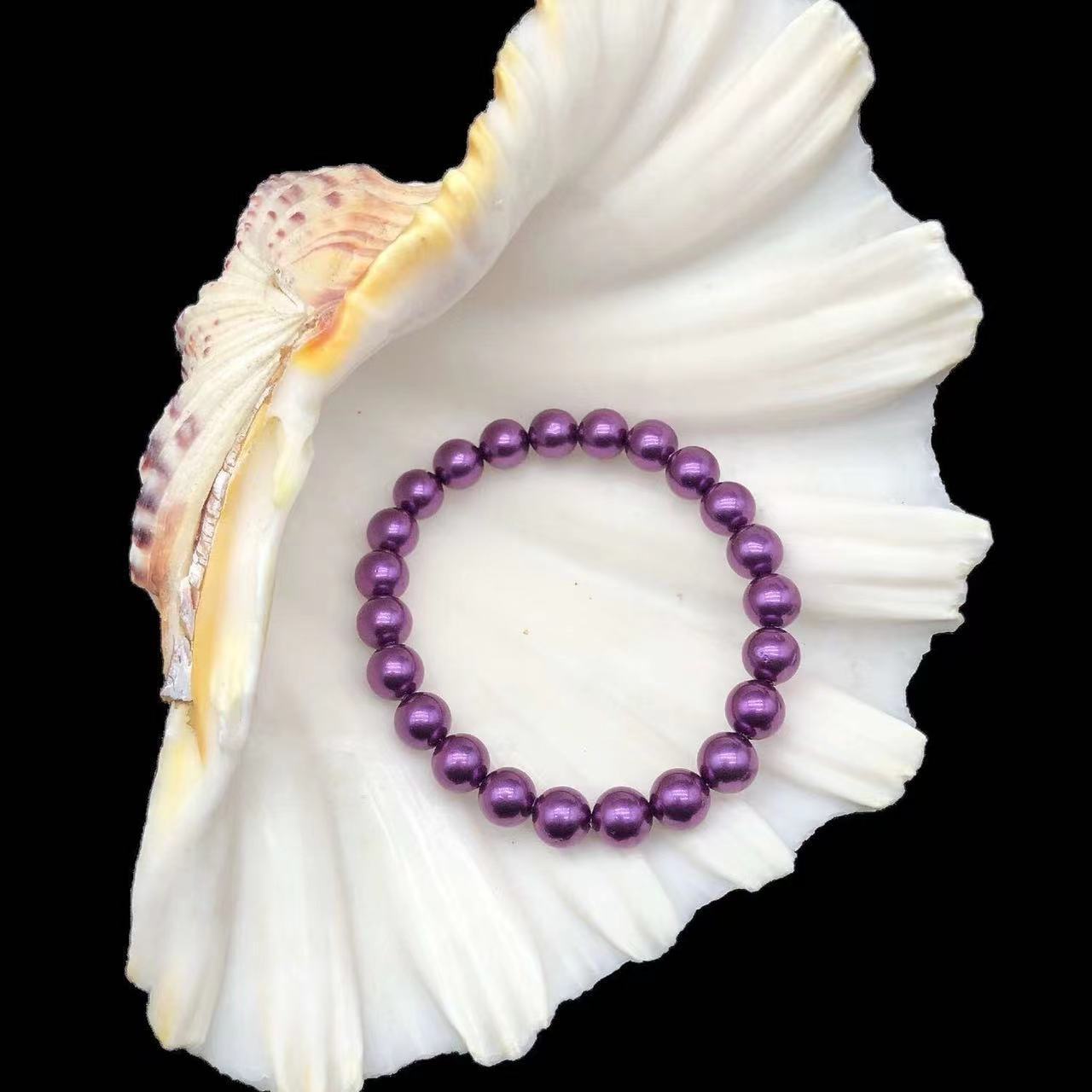 Flawless Shell Pearls Does Not Fade Perfect Circle Strong Bracelets