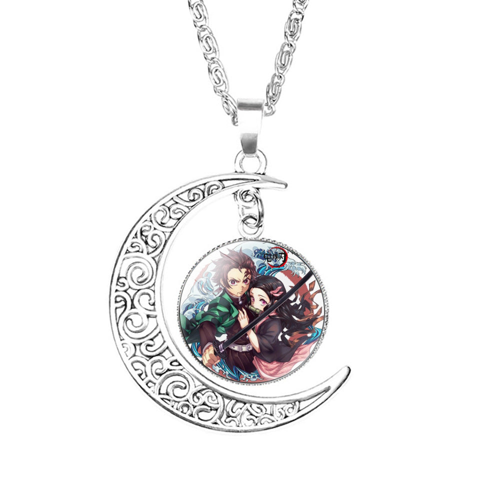 No Moon Gem Stove Door Anime Necklaces