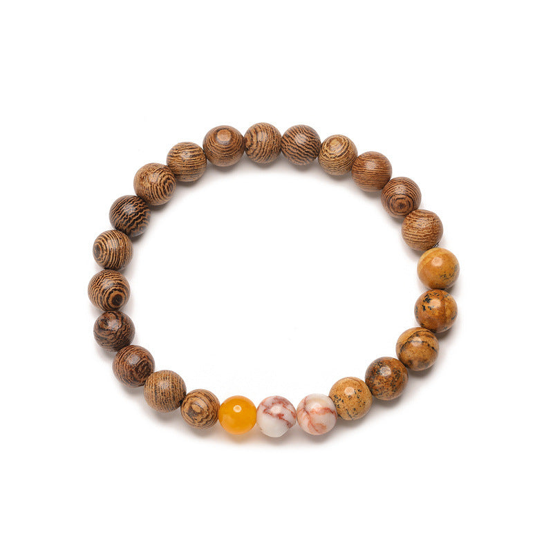 Women's & Men's Eight Planets Natural Stone Space Gifts Bracelets