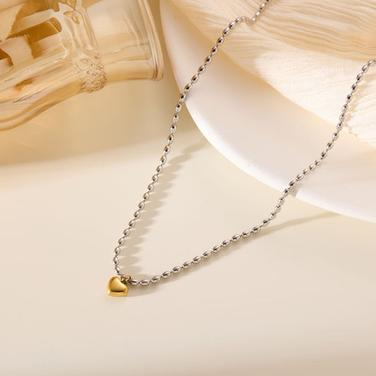 Fashion Commuter Design Gold Sier Two-color Necklaces