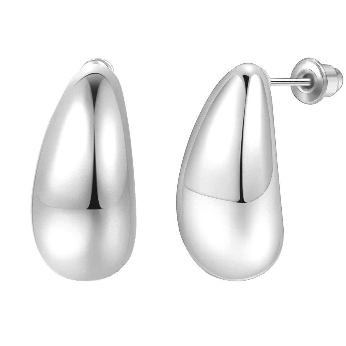 Women's Oversized Water Drop Gold-plated Teardrop Fashion Rings