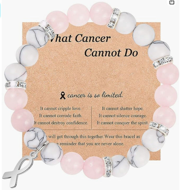 Pink Crystal Bow Ribbon Holiday Gift Bracelets