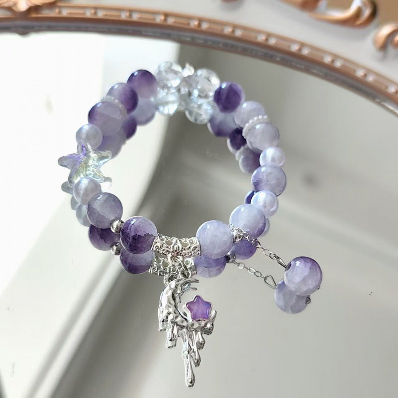 Moon Glazed Female Design Simple High Sense Versatile Bracelet
