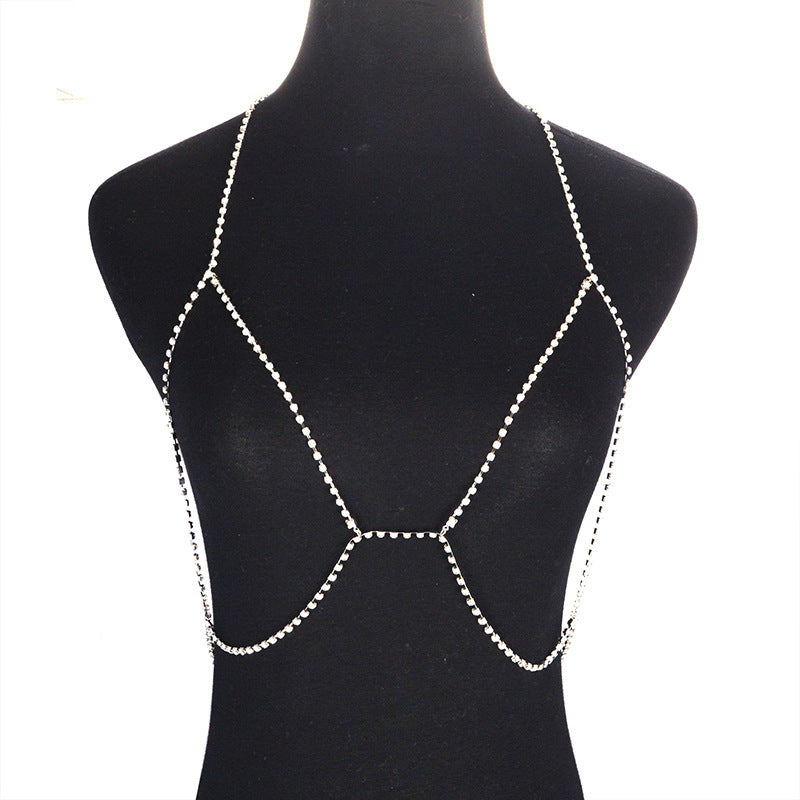 Summer Sexy Beach Style Nightclub Diamond Claw Necklaces