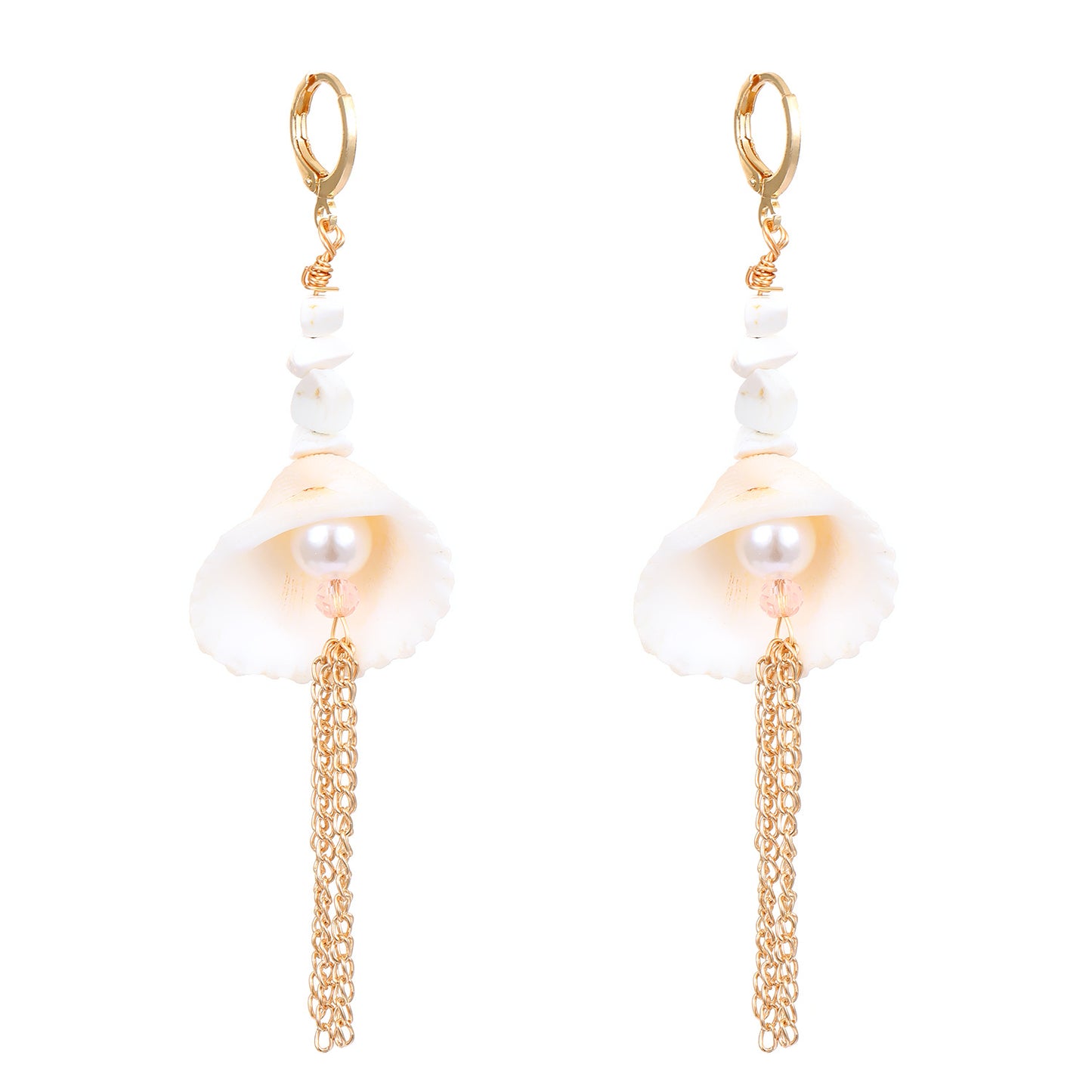 Starfish Spiral Pattern Ear Wind High Sense Ocean Jewelry Set