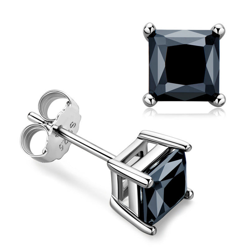 Stylish Fashion Black Diamond Exquisite High Earrings