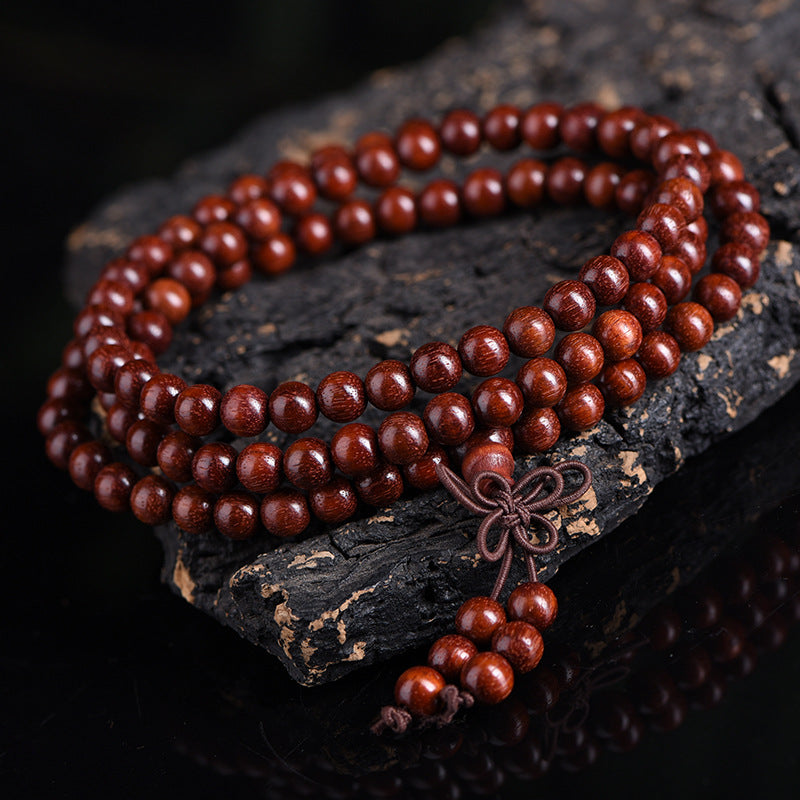 Rosary Red Sandalwood Old Materials High Density Bracelets