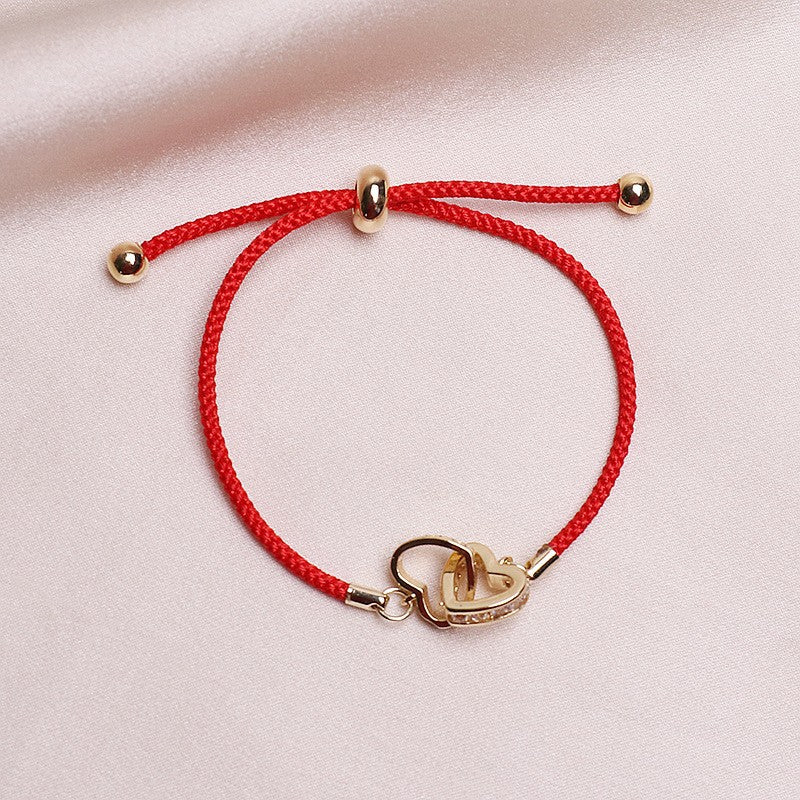 Dragon Life Red Rope Female Hand Bracelets