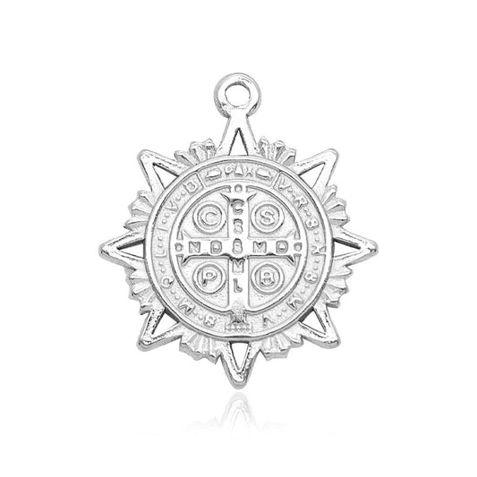 Steel Six-pointed Star Geometric Eyes Ornament Pendants