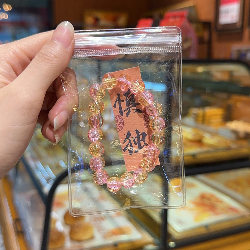 Women's & Men's Glazed Night Market Stall Ceramic Beaded Bracelets