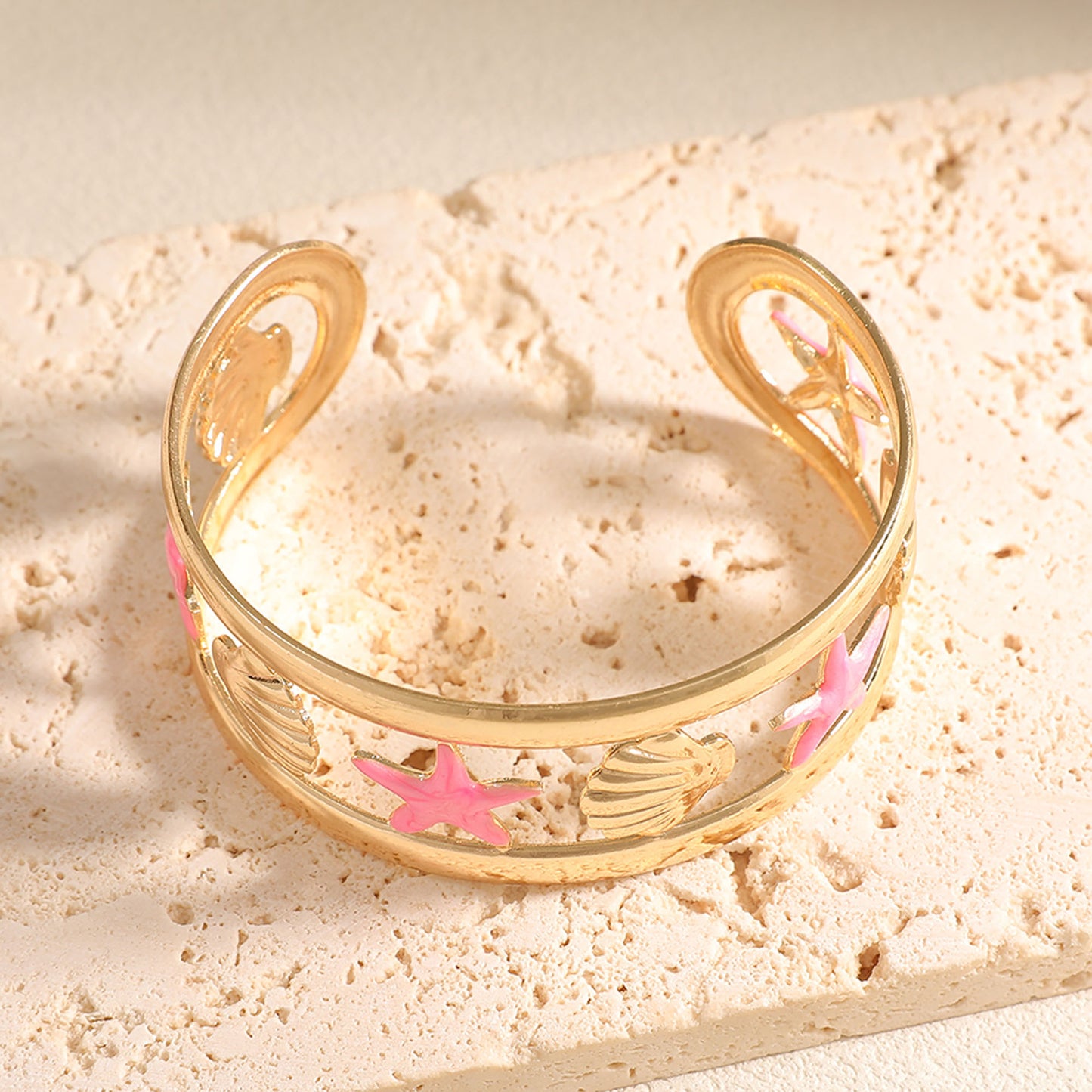 Light Luxury High-grade Drop Oil Open-ended Bracelets