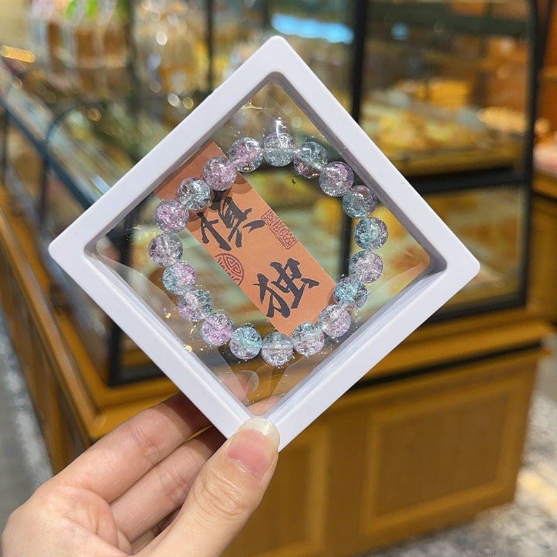 Women's & Men's Glazed Night Market Stall Ceramic Beaded Bracelets