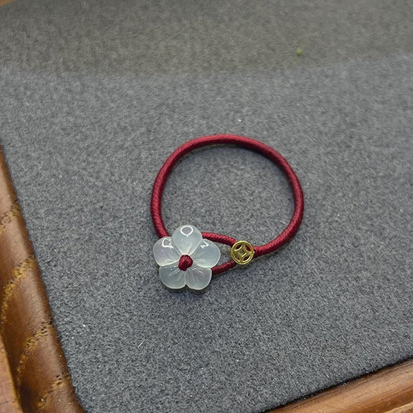 Chinese Hand-woven Rich Flower Design Ancient Style Ring
