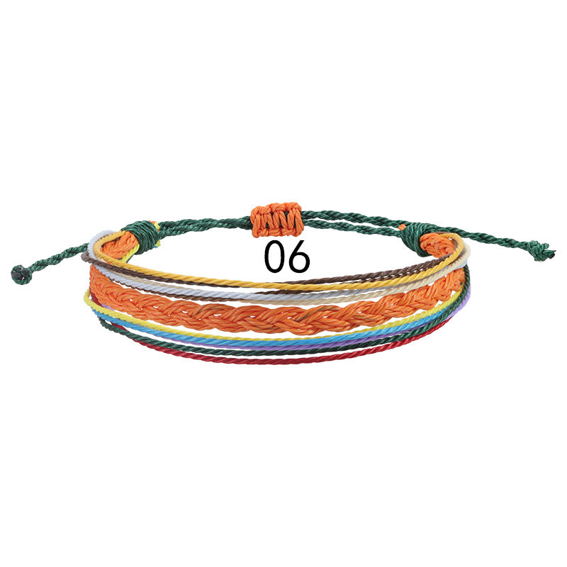 Woven Hand Strap Bohemian Style Twist Bracelets