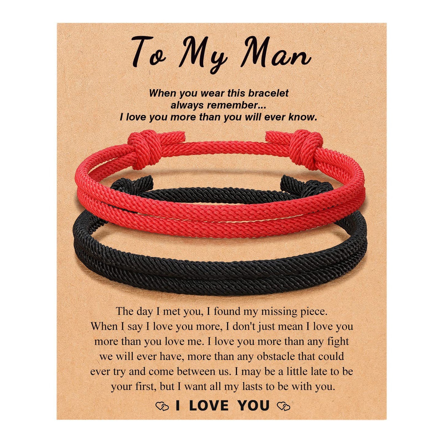 Strap Soul Mate Couple Valentine's Day Birthday Gift Bracelets