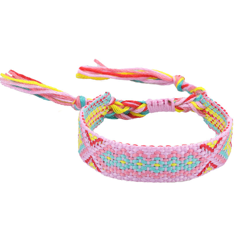 Style Woven Colorful Tassel Lucky Friendship Bracelets