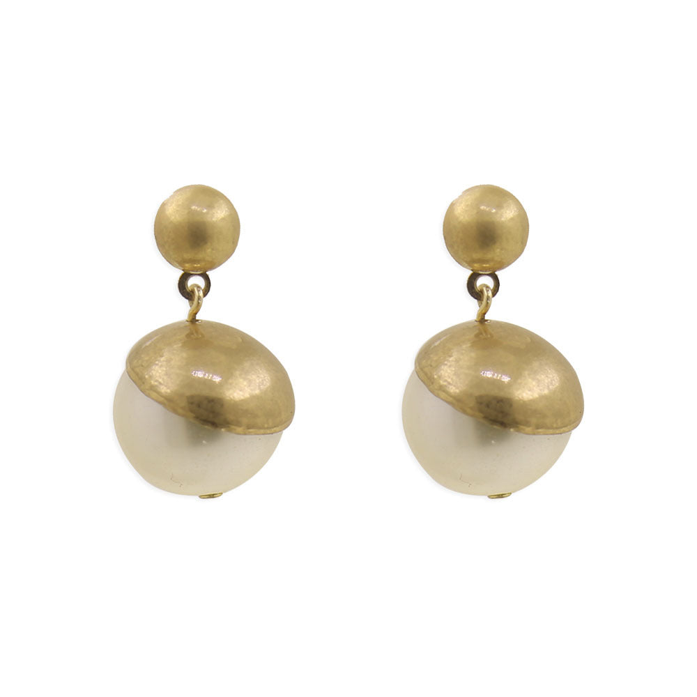 Women's Optional Trendy Copper Pearl Neck Exaggerated Necklace