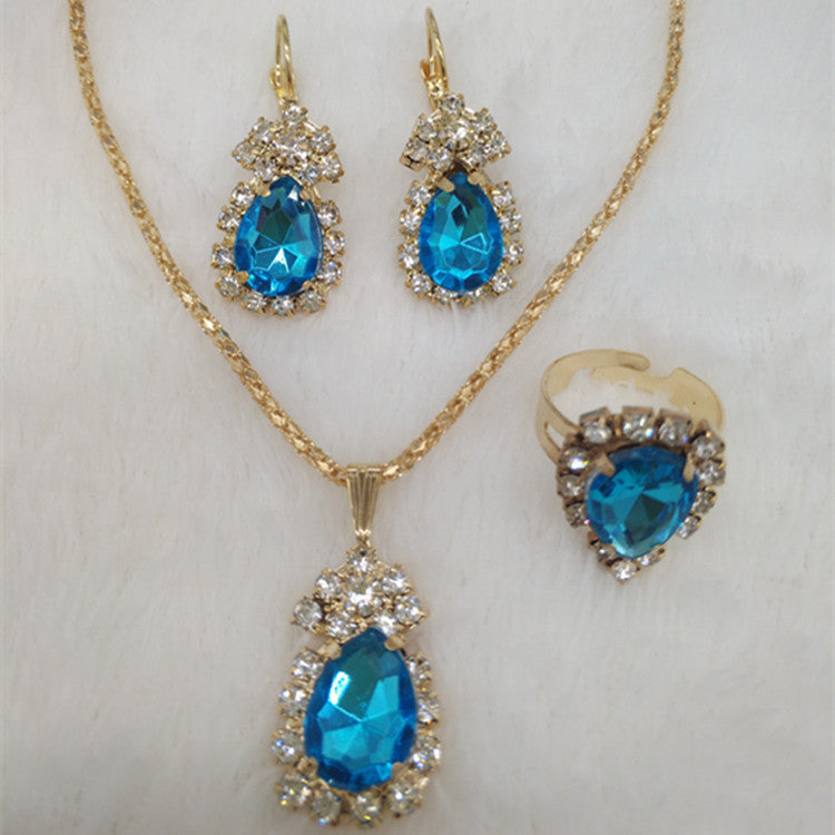 Jewelry Set Fashion Bridal Decoration Color Necklaces