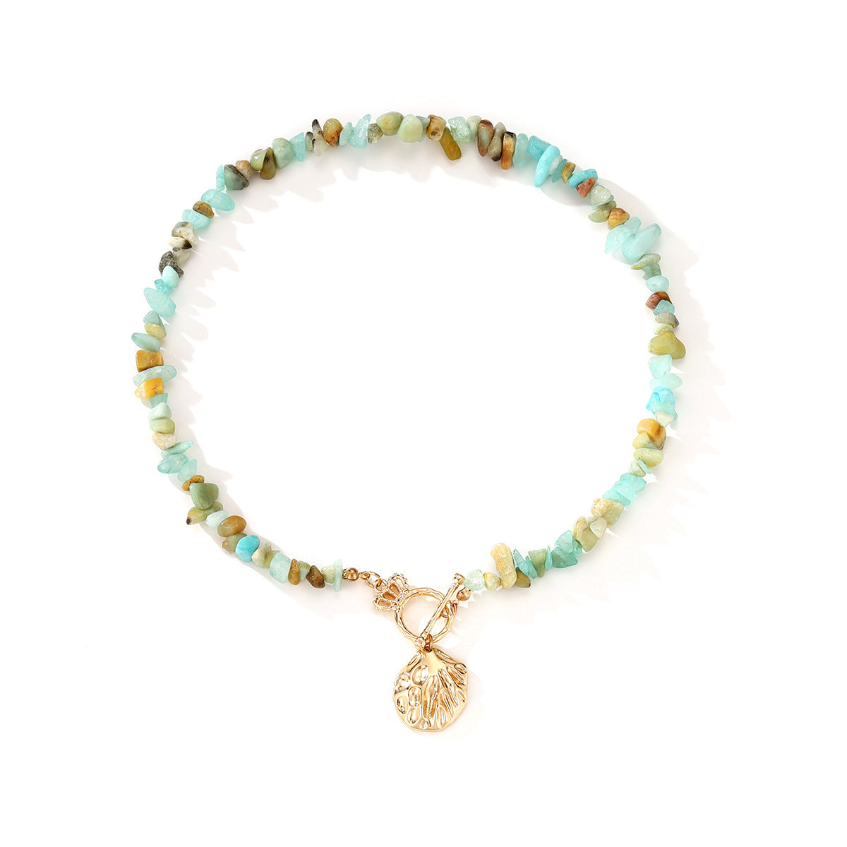 Marine Shell Natural Gravel Fashion Unique Design Necklaces