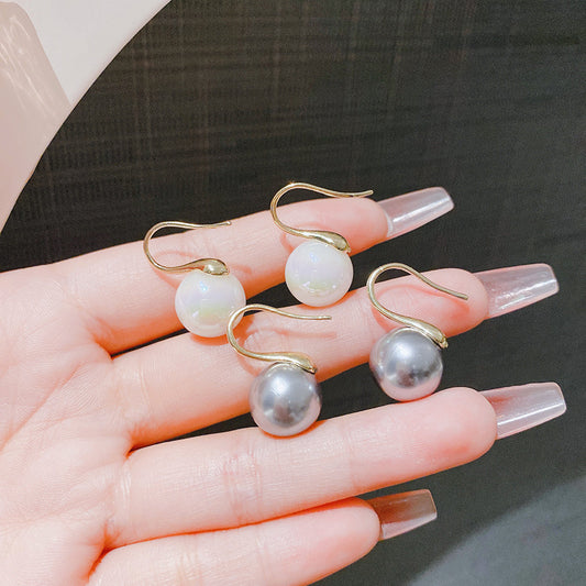 Pearl Temperament Shell Pearls High-grade Simple Minority Rings