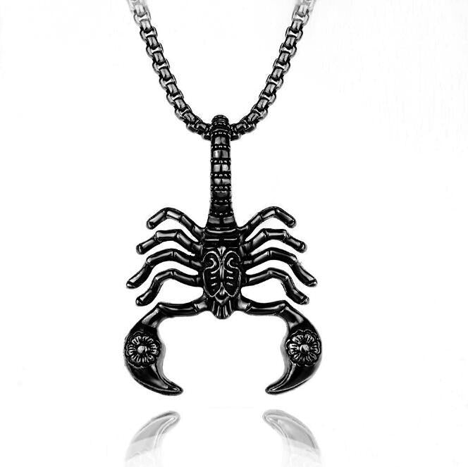 Men's Hollow Retro Titanium Steel Trendy Stainless Necklaces
