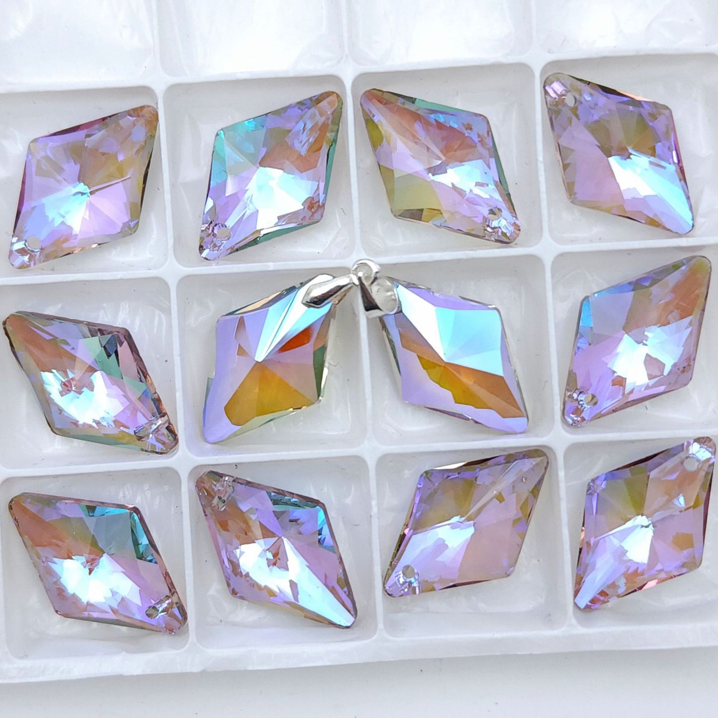 Women's Diamond Crystal Accessories Aurora Jewelry Pendants