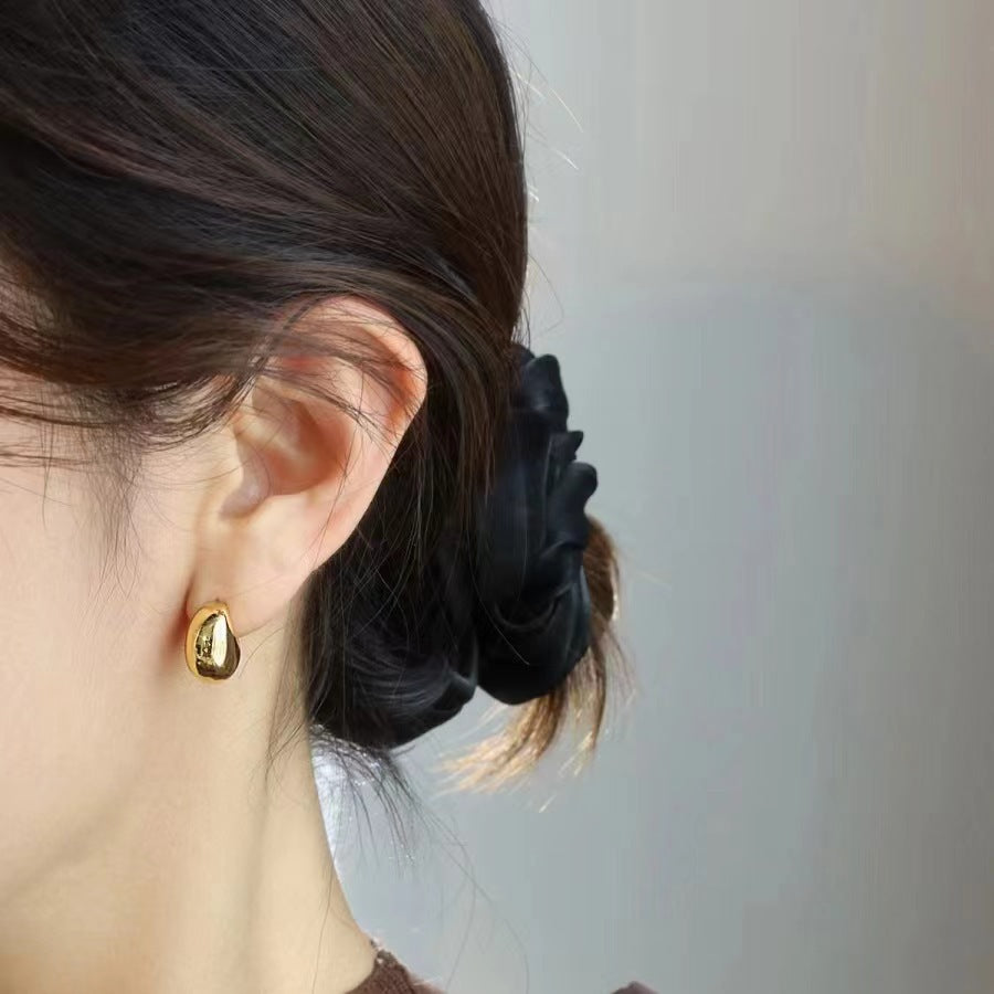 Generous High-grade Minority Simple Sier Needle Earrings