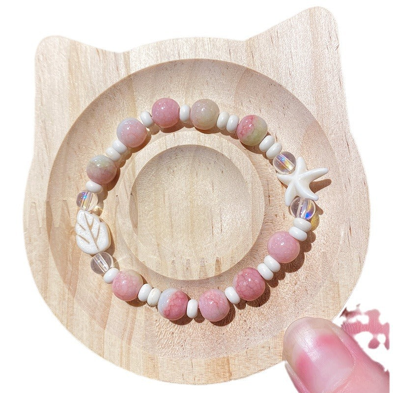 Children's Ceramic Niche High-grade Beaded Cute Small Bracelets