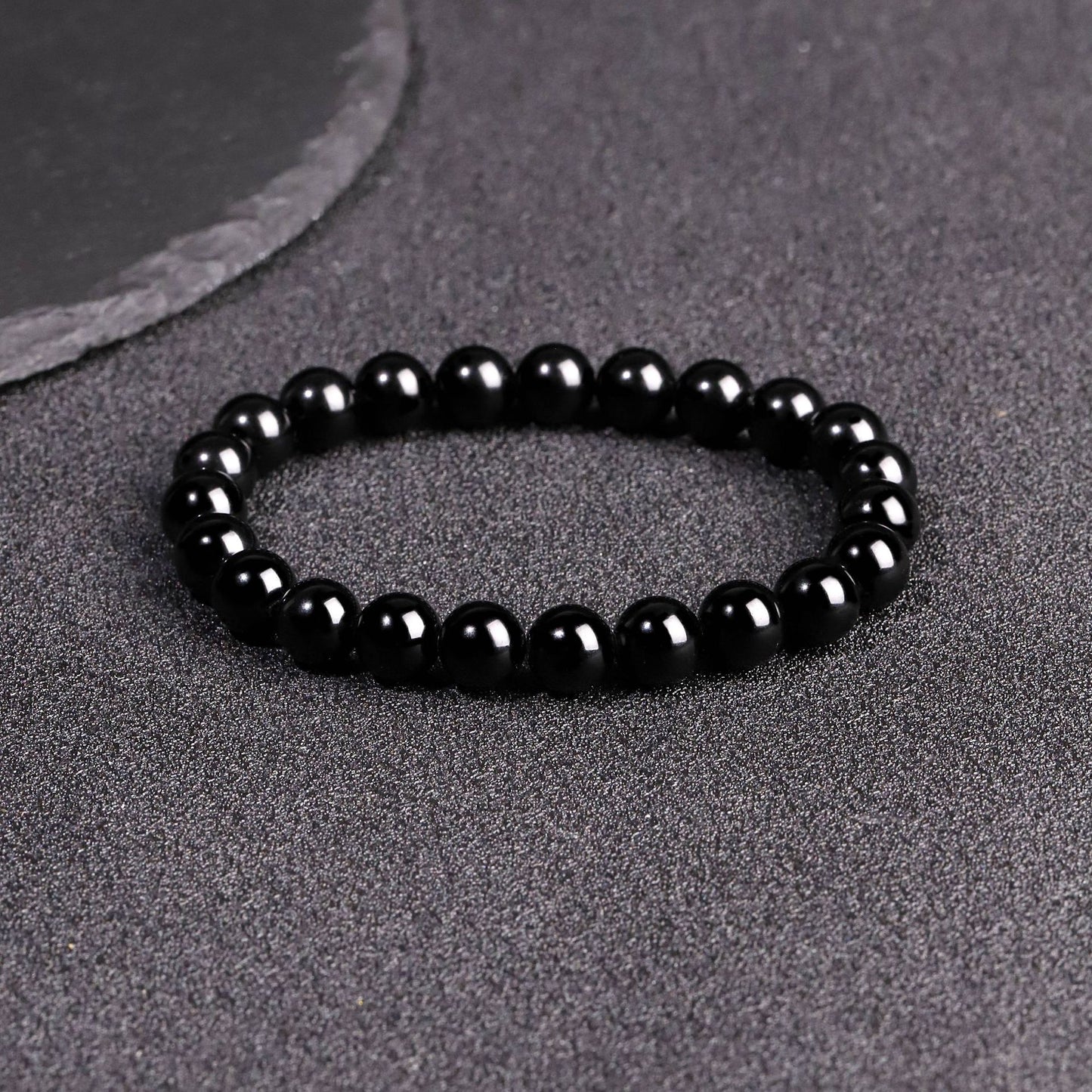 Double Eyes Sier Stone Beads Golden Bracelets