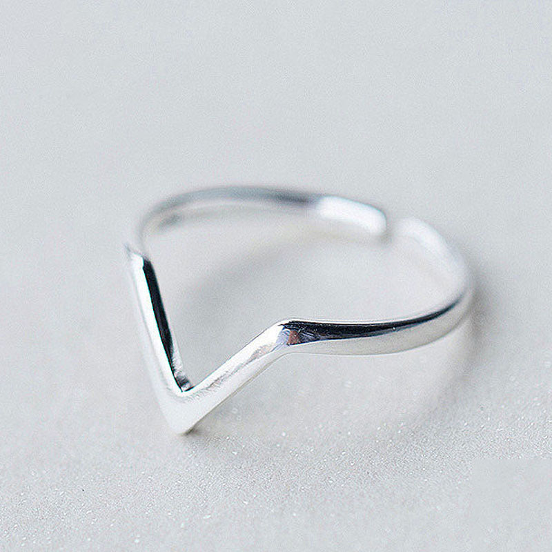 Women's Dual Layer Open-end Adjustable Creative Geometric Rings