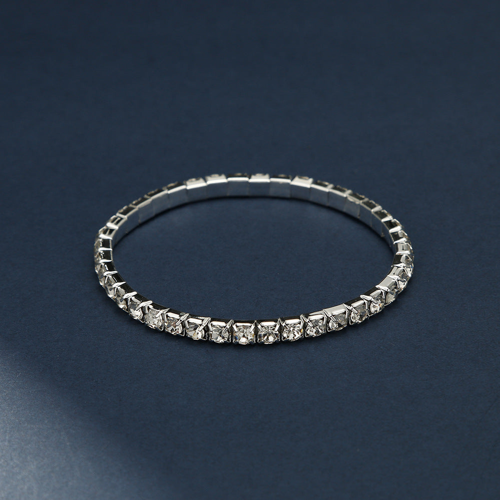 Row Stretch Wrist Bridal Full Diamond Rings