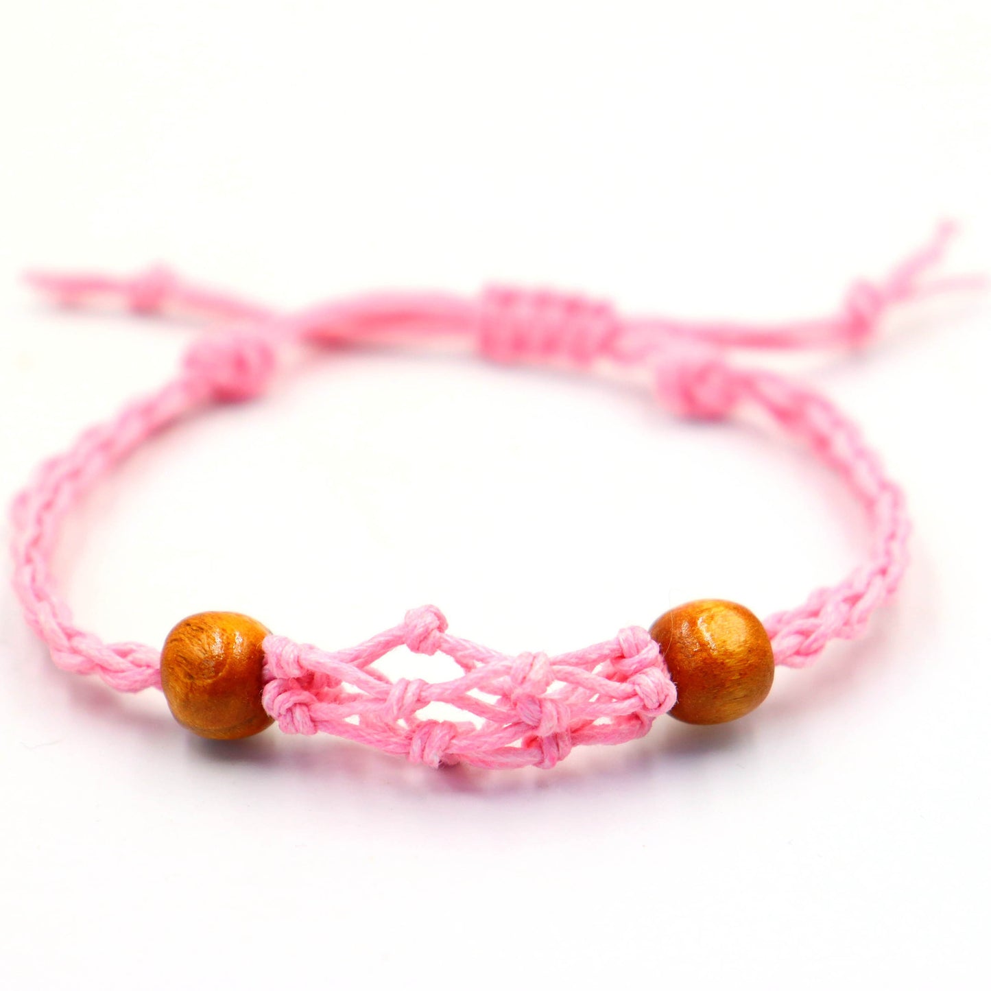 Stone Net Bag Woven Wrist Adjustable Telescopic Bracelets